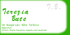 terezia bute business card